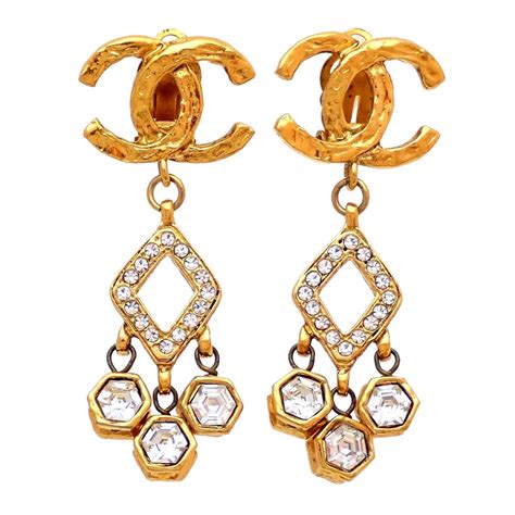 authentic Chanel earrings